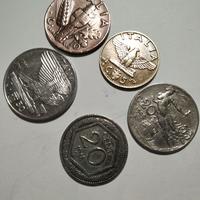 monete italiane da anno 1909 a 1943