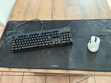 Mouse Tastiera e Tappetino Gaming