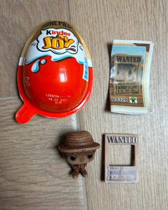 Luffy Wanted OnePiece Kinder Joy