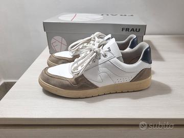 Scarpe Frau FX Offwhite pelle nappa e suede 41