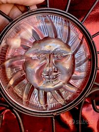 Brucia candela incenso ferro vetro tribale Tibet