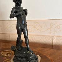 Scugnizzo pescatore firmata da Pasquale Uccello