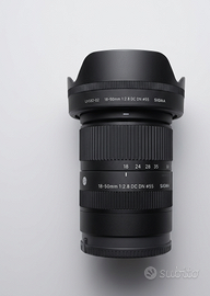 Sigma 18-50mm f2.8 DC DN Contemporary per Sony E-M