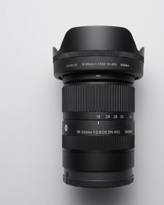 Sigma 18-50mm f2.8 DC DN Contemporary per Sony E-M