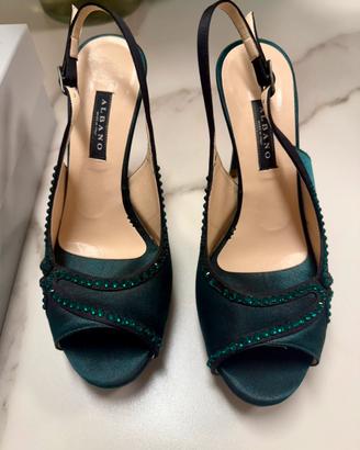 Scarpe Albano Made in Italy n.37 in raso