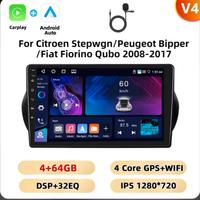 Autoradio 10" Gps per Fiorino-Qubo-Bipper-Nemo 