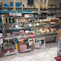 Banco frigorifero con vetrina per salumeria