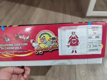 vestito di carnevale Cappuccetto rosso 