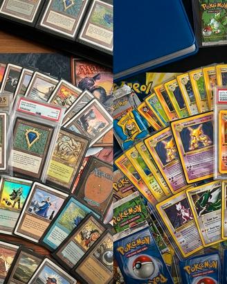 carte Pokemon e Magic the gathering