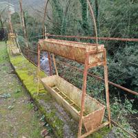 FIORIERE in Ferro Vintage da restaurare (4 pezzi)