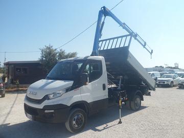 Iveco Daily 35c18 ribaltabile con gru nuovi