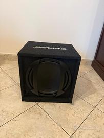 Alpine SBE-1244BR Subwoofer 12” 650W in cassa refl