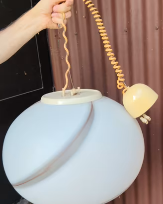 lampadario in vetro 