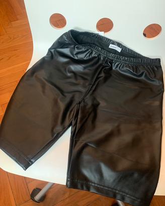 Pantaloncini finta pelle