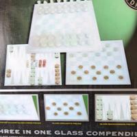 Three In One Glass Compendium - scacchiera