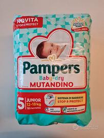 Pannolini Pampers Baby-dry mutandino tg. 5