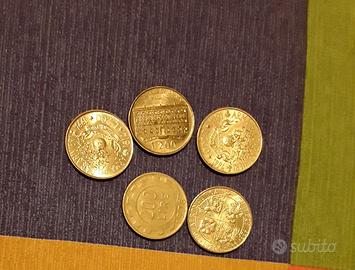 monete italiane da  200 lire commemorative 