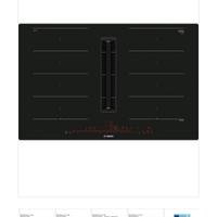 Piano a induzione BOSCH con cappa integrata 80cm 