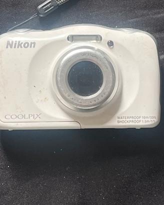 Nikon COOLPIX S33 13.2MP Digital Camera - White