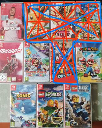 Giochi Pokémon, super Mario ,Nintendo switch 