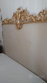 Letto matrimoniale VALENTE con testiera di pregio