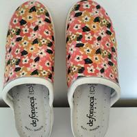 Ciabatta donna in pelle Defonseca