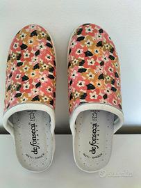 Ciabatta donna in pelle Defonseca