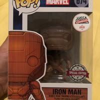 Funko pop iron man 674special edition lucca comics