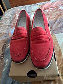 mocassini donna camoscio