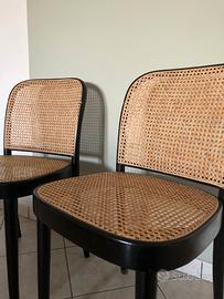 Sedie SL in paglia di Vienna mod.811 anni '80