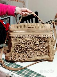 Borsetta Twin set in rafia