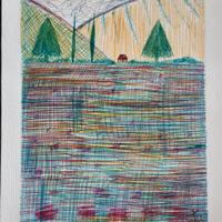 Paesaggio Disegno Quadro Arte Opera 