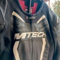 tuta pelle MTech 54 divisibile come nuova 