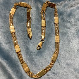 Collana placcato oro 750