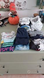 lotto vestiti neonato 74-80cm