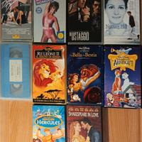 📼 Lotto 10 VHS–Mix Disney Bambini+Film per adulti