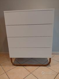 cassettiera bianca Sanford