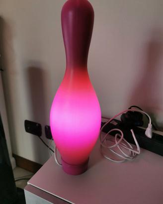 Lampada birillo da tavolo knock off fucsia
