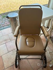 Sedia a rotelle vintage