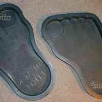 Coppia stampi matrice in cemento fai da te Piedoni