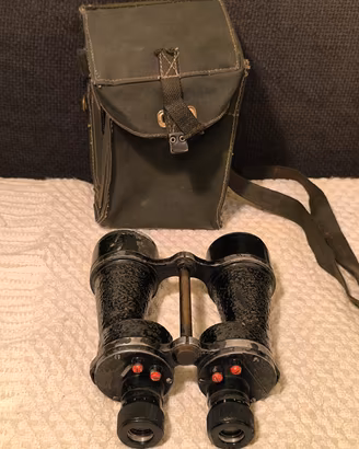 Binocolo militare inglese Ross London O.S.735 7x50