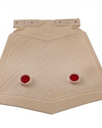 Paraspruzzi beige per Vespa e Lambretta epoca Reg