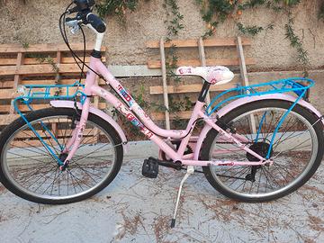 bici ragazza con ruote da 24"