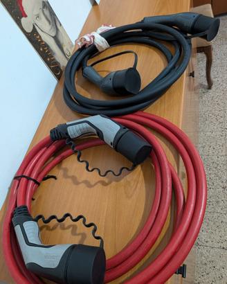 2 Cavi Ricarica Auto Elettrica Tipo 2 - 22 kW