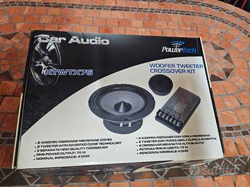 Woofer tweeter crossover kit auto