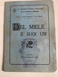 Libro antico “Del miele e suoi usi” 1904