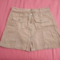 Gonna velluto Stradivarius 