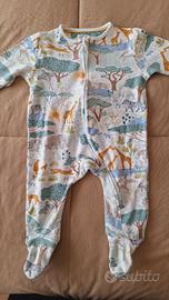 Tutina cottone John Lewis 0-3 mesi