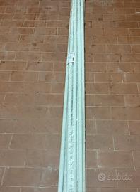 12 x Tubi passacavi pvc da 2 m diametro 27