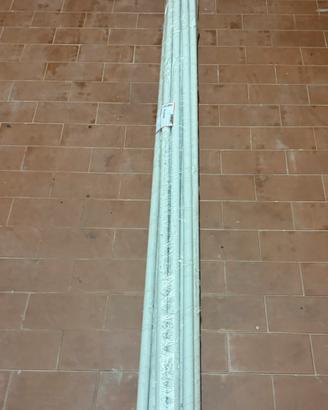 12 x Tubi passacavi pvc da 2 m diametro 27